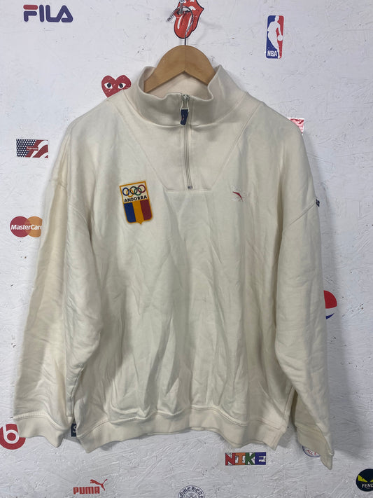 Vintage reebok olympics quarter zip