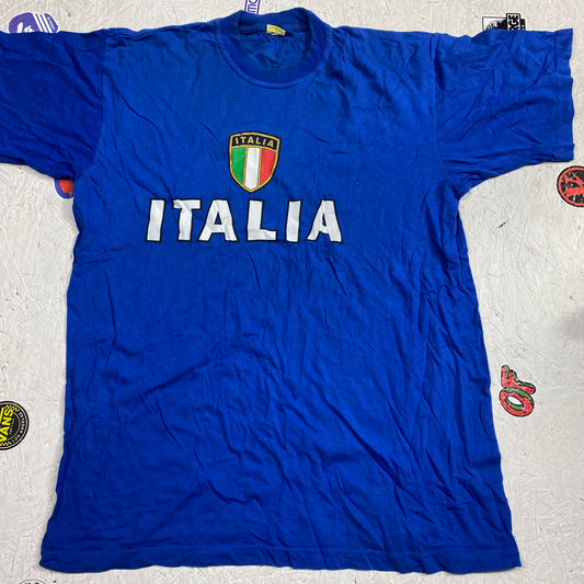 Vintage Italy football t-shirt