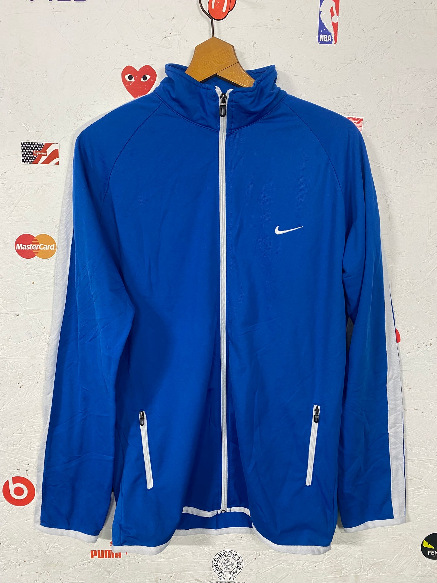 Vintage Nike ATHLETIC ZIP UP JUMPER